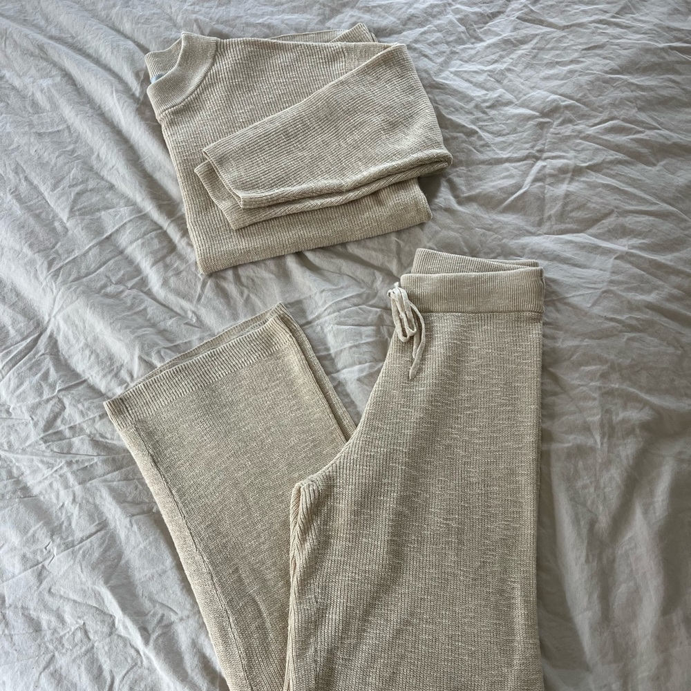 Free People Malibu Surf Knit Sweater Set